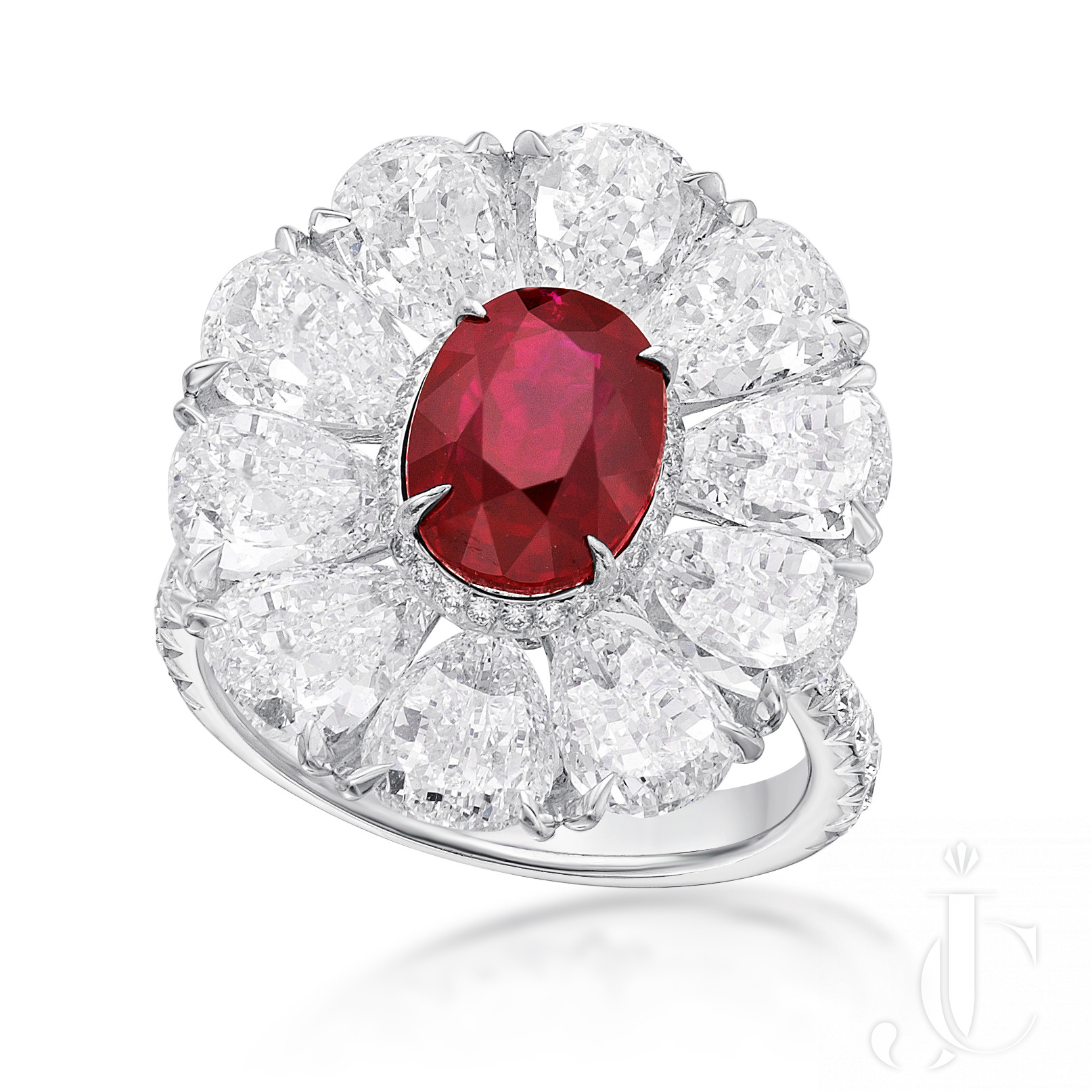 NATURAL BURMA RUBY RING